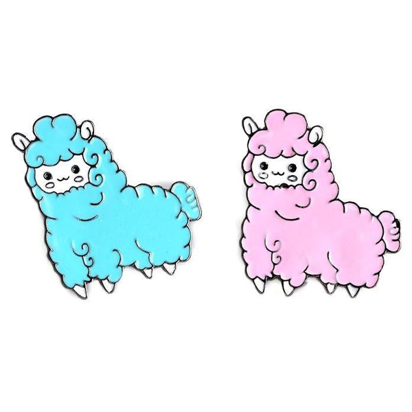 Pastel Alpaca Enamel Pin - Pin