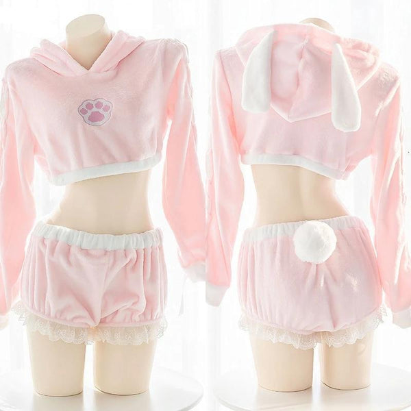 Baby bun sweatsuit - bloomer - bloomers - bunny ear - ears - tail