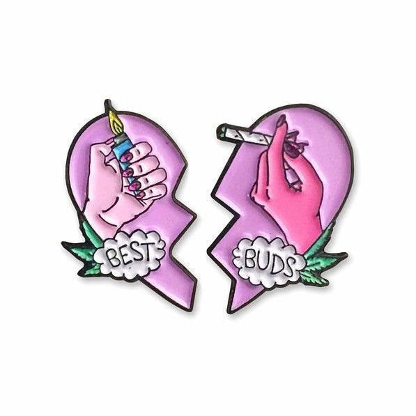 Best Buds Enamel Pin