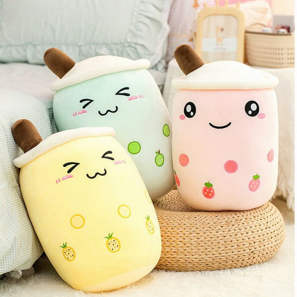 Boba Tea Plush (Dozens of Colors/Sizes) - bubble, bubble tea, bubbletea, milk plush