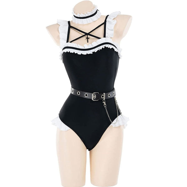 Chained priestess onesie - bodysuit - bodyuits - cosplay - cosplaying - costumes