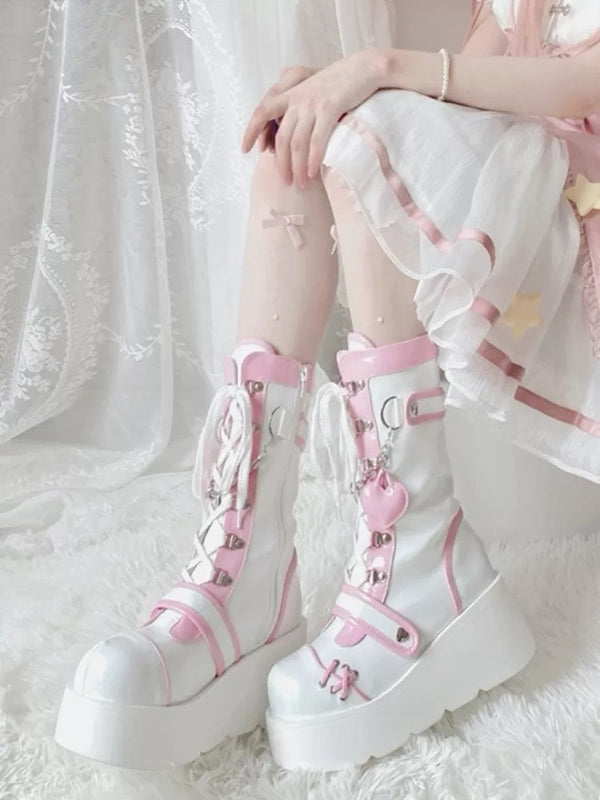 Cyber punk babydoll booties - boot - booties - boots - combat - cyber