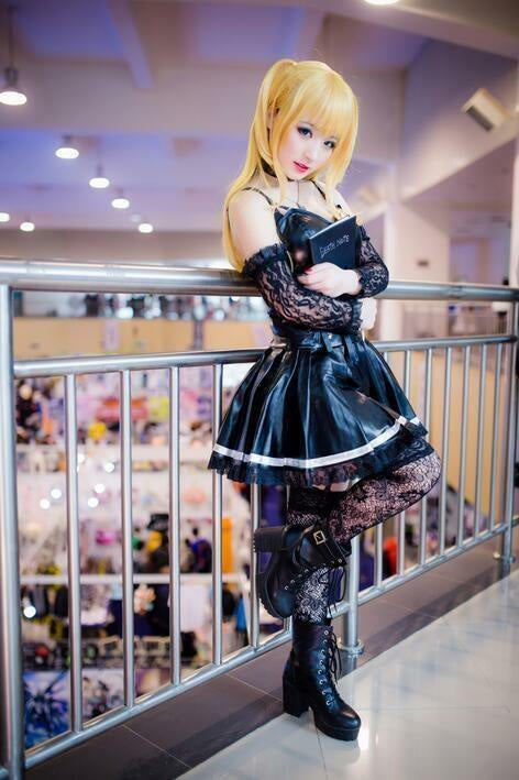 Death note misa amane cosplay set - black - cospalyer - cosplay - death note