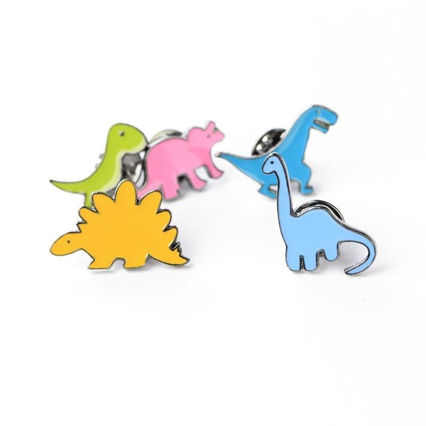 Dinosaur enamel pins - brooch - brooches - dinosaur enamel pins - dinosaurs