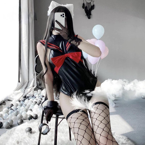 Gothic sailor scout onesie - anime - bodysuit - bodysuits - cosplay - cosplaying