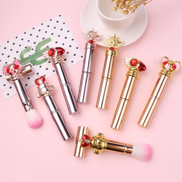 Magical girl wand brushes - anime - blending - blush brush - card captor sakura