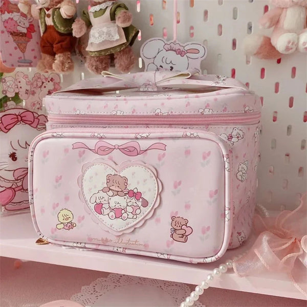 Kawaii friends make-up case - bags - cosmetic - bag - handbag - handbags