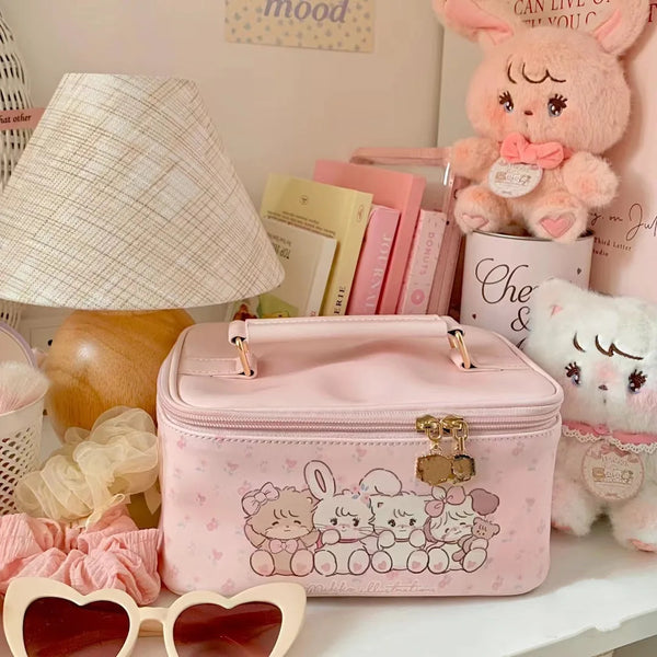 Kawaii friends make-up case - bags - cosmetic - bag - handbag - handbags