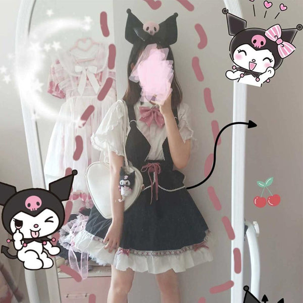 Kuromi Bat Wing Headband - bat, bat ears, wing, wings, ears