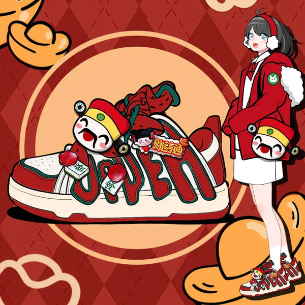 Lucky cat sneakers - footwear - kawaii shoes - lolita