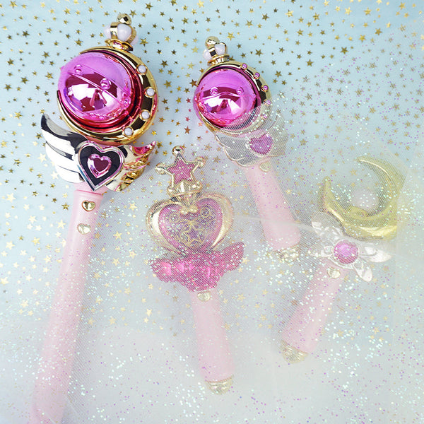 Magical girl light up wand - heart wand - magic - magical girls - mahou shoujo