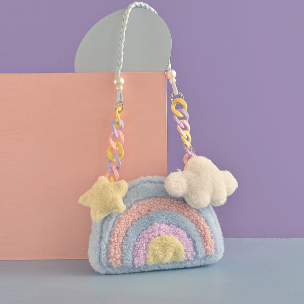 Pastel Rainbow Cloud Purse - bags, handbag, handbags, pride, purses Kawaii Babe