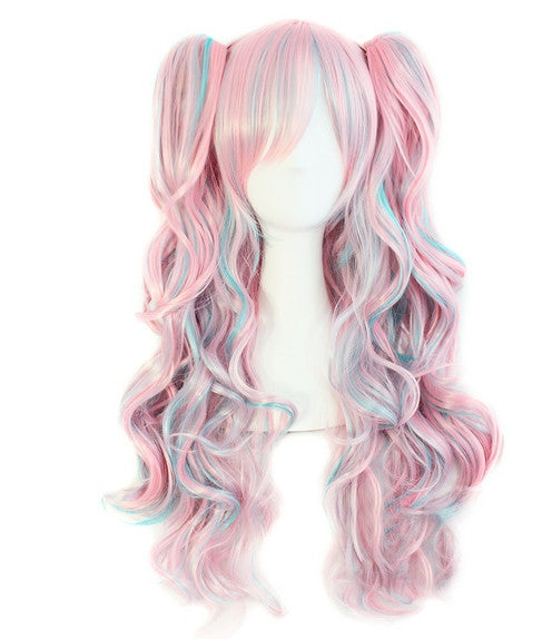 Multi-Color Pigtail Wigs