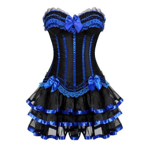 Genuine corset dresses - boning - cat costume - classic lolita - corset - dress