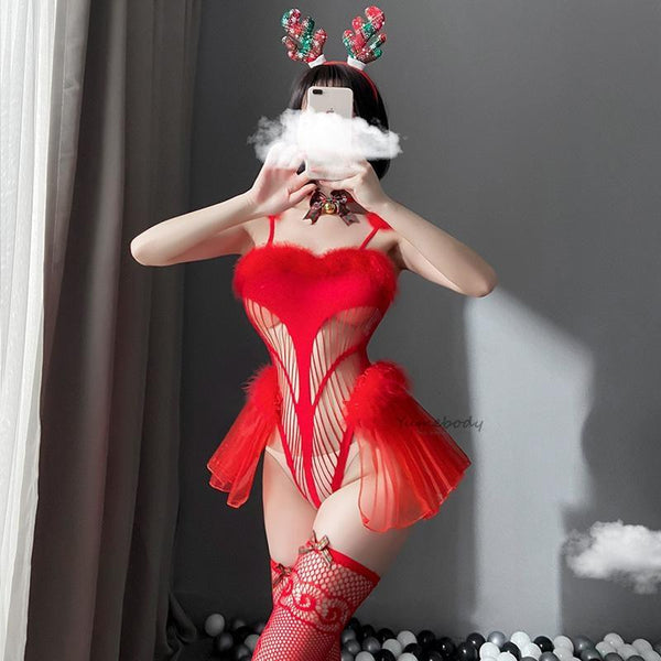 Reindeer tutu lingerie set - christmas - cosplay - cosplaying - costume - costumes