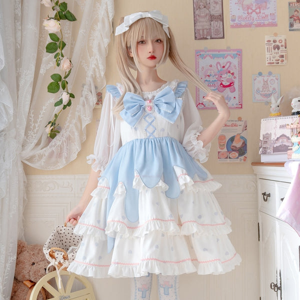 Drippy Polkadot Dress