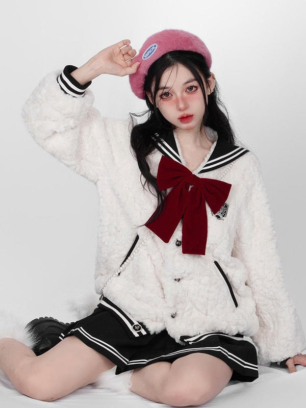Sailor scout jacket - anime - girl - cosplay - long sleeve sweater - magical