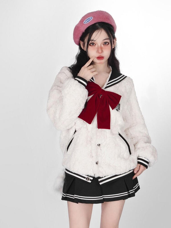 Sailor scout jacket - anime - girl - cosplay - long sleeve sweater - magical