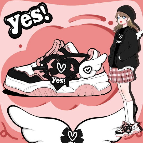 Sakura wing sneakers - card captor - sakura - footwear - magical girl - girls
