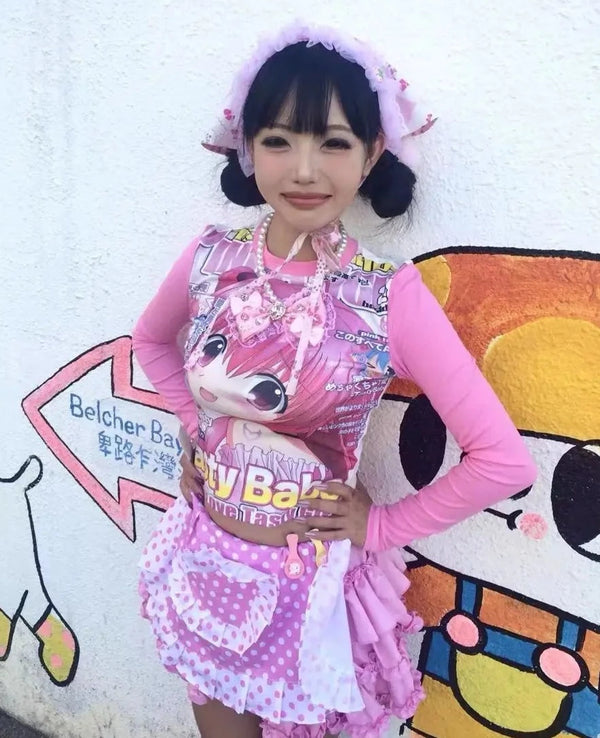 Tasty Babe Manga Long Sleeve Tee
