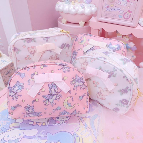 Smol Unicorn Cosmetic Bag - storage
