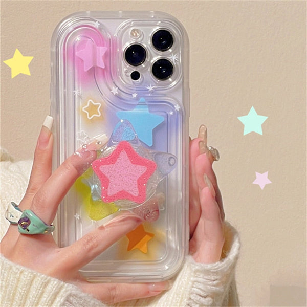 Starry grip iphone case - 3d - case - iphone - kawaii - phone