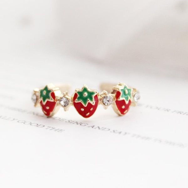 Strawberry Babe Ring - ring