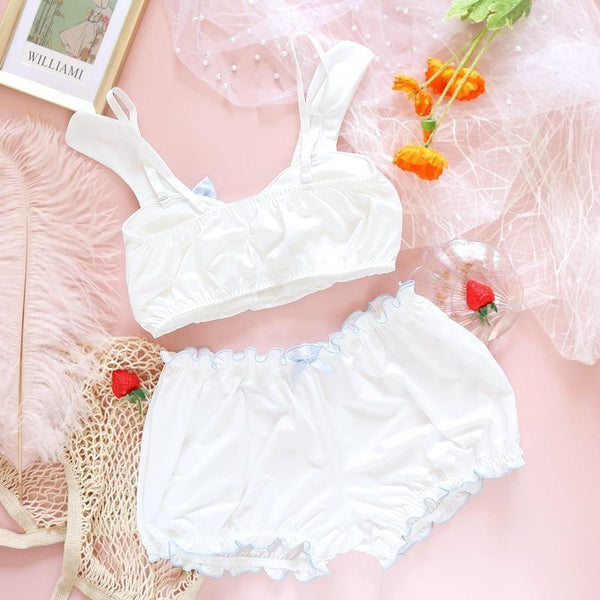 Summer Lovin’ Cinnamoroll Set - bloomers, bra and panties, panty, cinnamoroll, dog ears