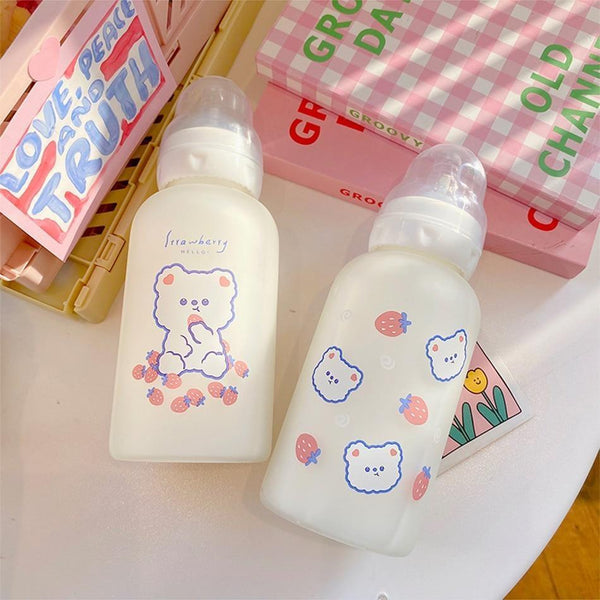Sweet Baby Bear Adult Bottle - adult bottle, bottles, baby animals, cat sippy