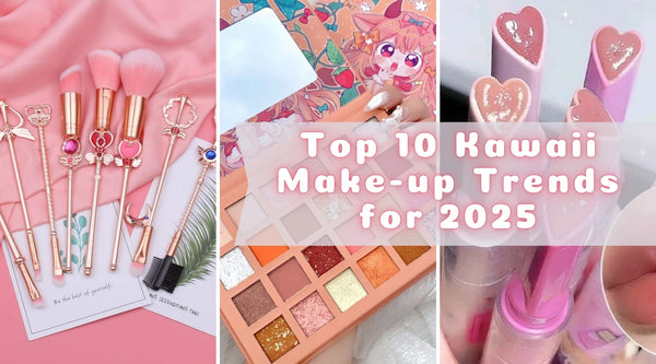 The top 10 cute and kawaii make-up trends for 2025 banner