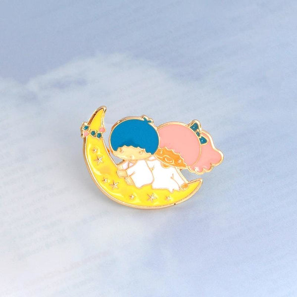 Little Twin Stars Sanrio Enamel Pin Lapel Brooch Sanrio Kawaii Fairy Kei 