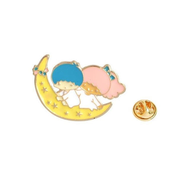 Little Twin Stars Sanrio Enamel Pin Lapel Brooch Sanrio Kawaii Fairy Kei